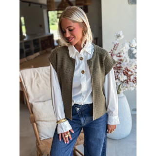Gilet sans manches Lunelle - Kaki