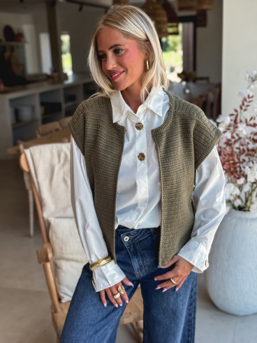 Gilet sans manches Lunelle - Kaki