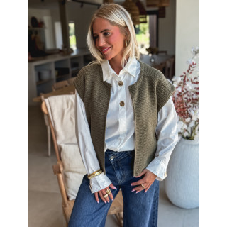 Gilet sans manches Lunelle - Kaki