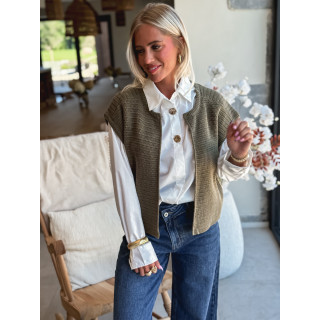 Gilet sans manches Lunelle - Kaki