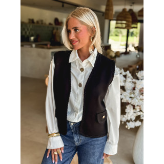Gilet Taïssa - Noir