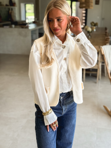 Gilet Taïssa - Ecru
