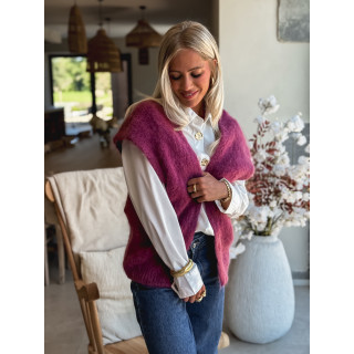 Gilet Milly - Aubergine