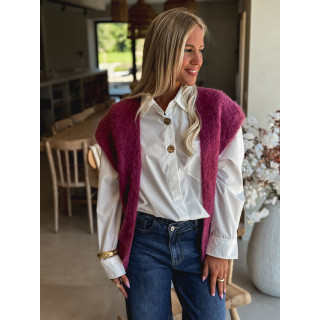 Gilet Milly - Aubergine