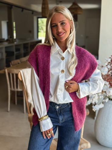 Gilet Milly - Aubergine