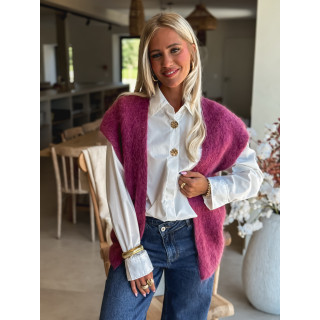 Gilet Milly - Aubergine