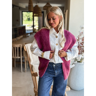 Gilet Milly - Aubergine