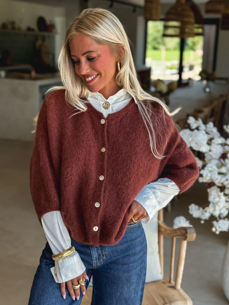 Gilet Danelie - Marron