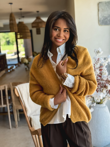 Gilet Dalia - Moutarde