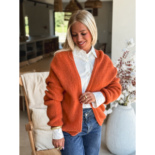 Gilet Dalia - Orange Brûlé