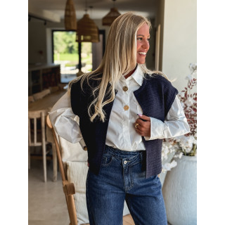 Gilet sans manches Lunelle - Bleu marine
