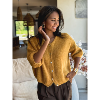Gilet Danelie - Moutarde
