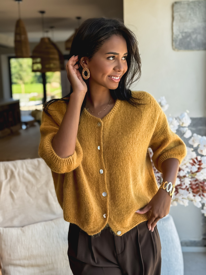 Gilet Danelie - Moutarde