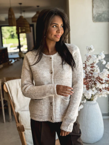 Gilet Eline - Beige