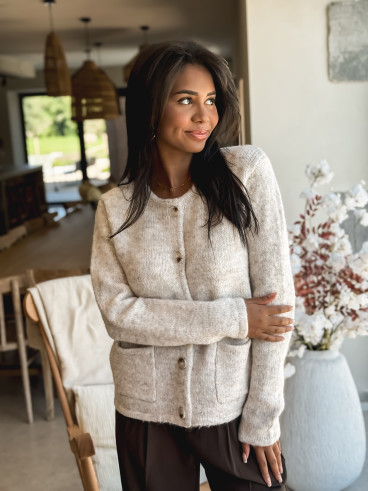 Gilet Eline - Beige
