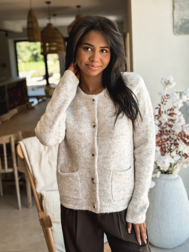 Gilet Eline - Beige