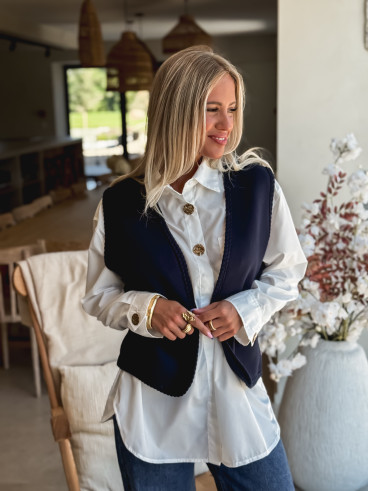 Gilet Taïssa - Bleu marine
