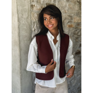 Gilet Taïssa - Chocolat