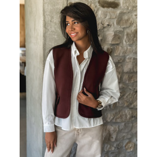Gilet Taïssa - Chocolat