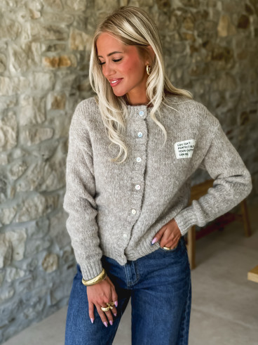 Gilet Erza - Taupe