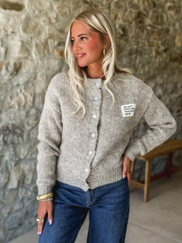Gilet Erza - Taupe