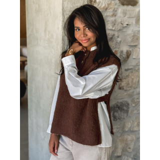 Pull Léonnie - Chocolat