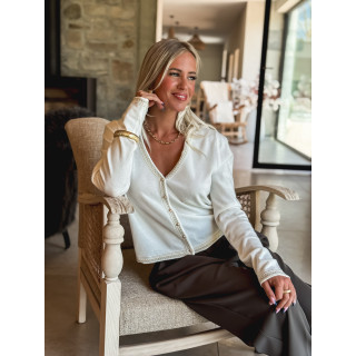 Gilet Julie - Blanc