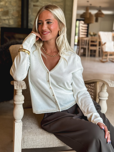 Gilet Julie - Blanc