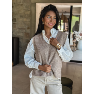 Pull Maélyse - Taupe