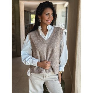 Pull Maélyse - Taupe