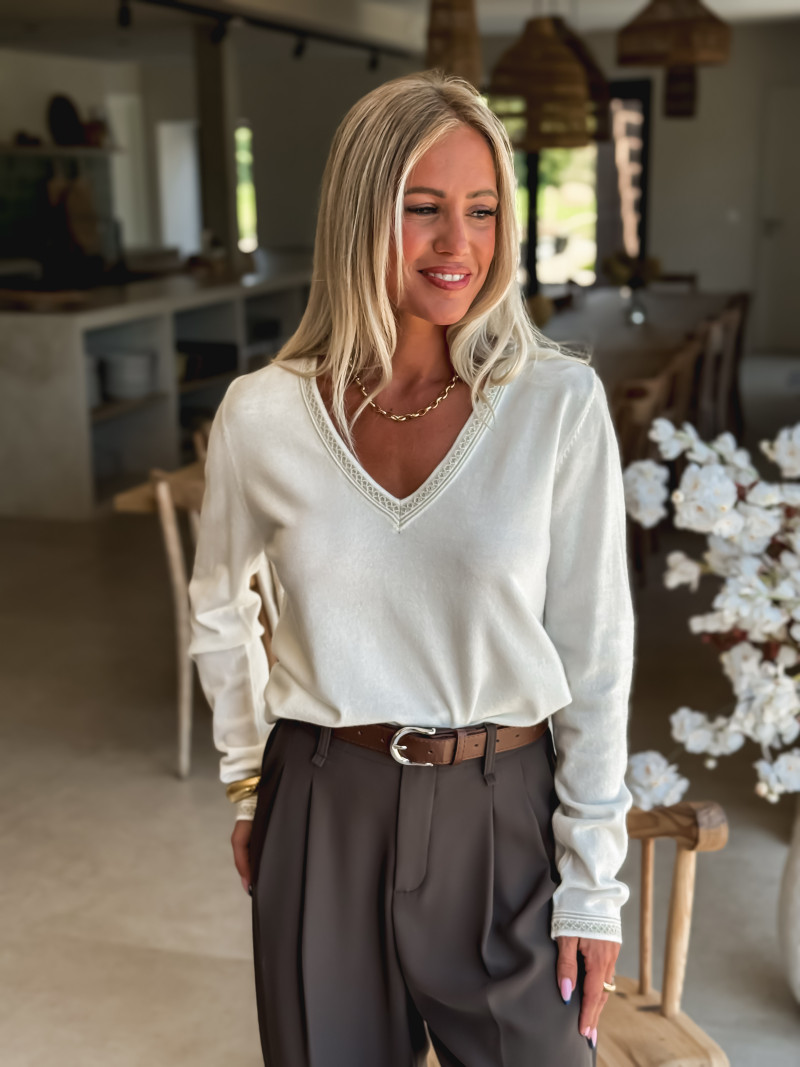 Pull Margot - Blanc