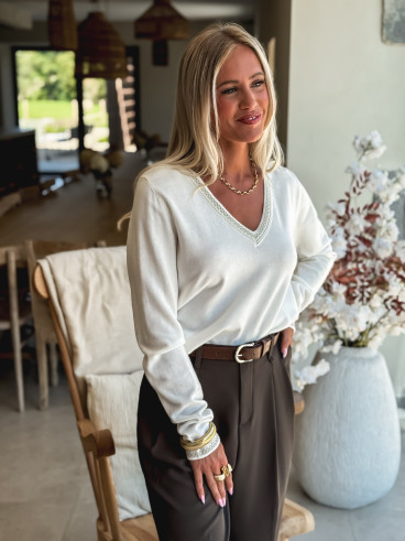 Pull Margot - Blanc