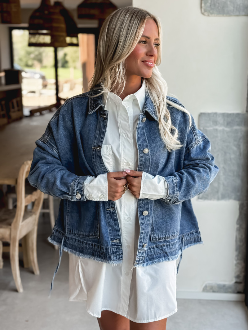 Veste en jeans Ximena - Bleu