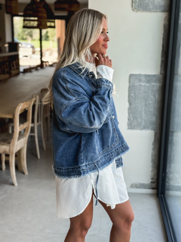 Veste en jeans Ximena - Bleu