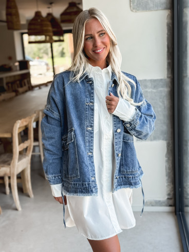 Veste en jeans Ximena - Bleu