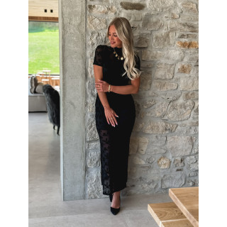 Robe longue Helin - Noir
