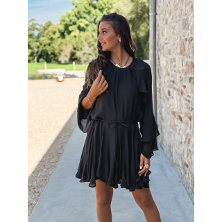 Robe courte Evania - Noir