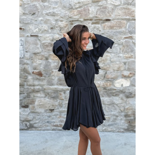 Robe courte Evania - Noir