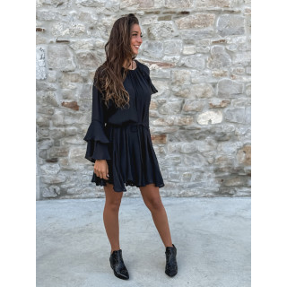 Robe courte Evania - Noir