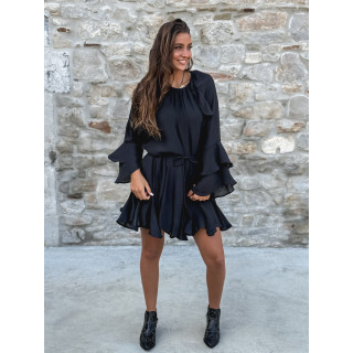 Robe courte Evania - Noir