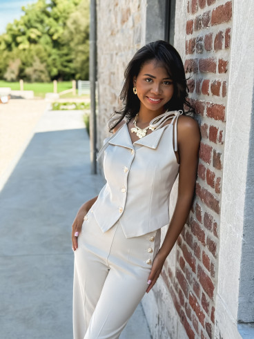 Blouse  Poéma - Beige