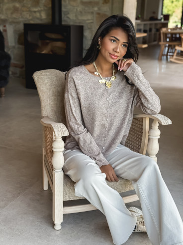 Gilet Lauranne - Taupe