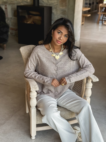Gilet Lauranne - Taupe