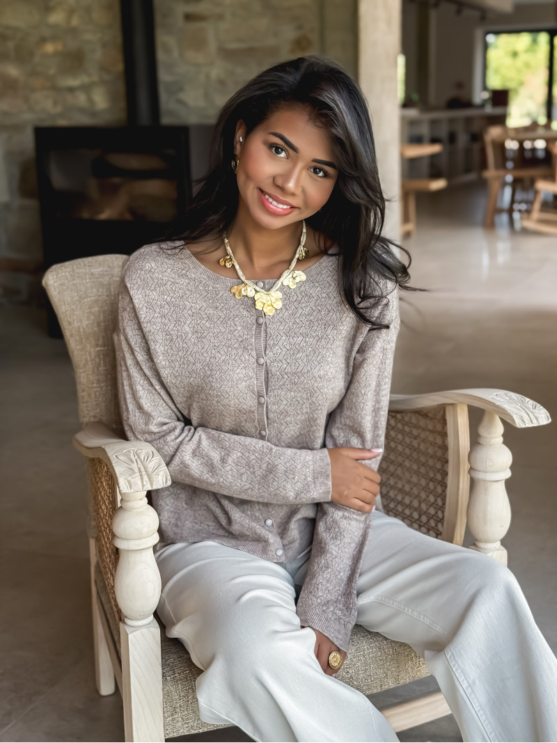Gilet Lauranne - Taupe