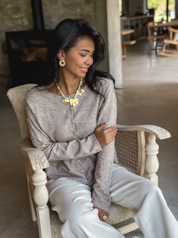 Gilet Lauranne - Taupe