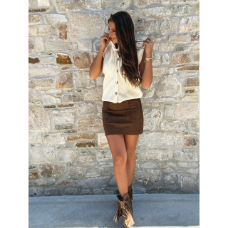 Jupe courte Josie - Camel