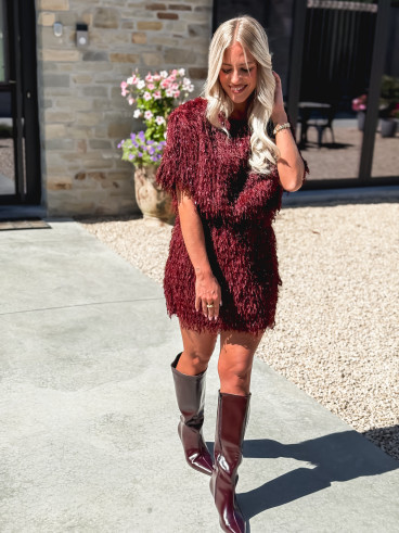 Blouse Calytha - Bordeaux
