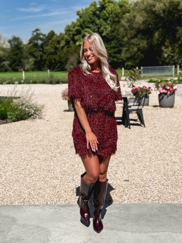 Blouse Calytha - Bordeaux
