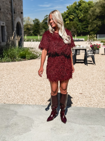 Blouse Calytha - Bordeaux