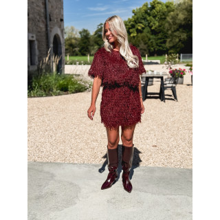 Blouse Calytha - Bordeaux